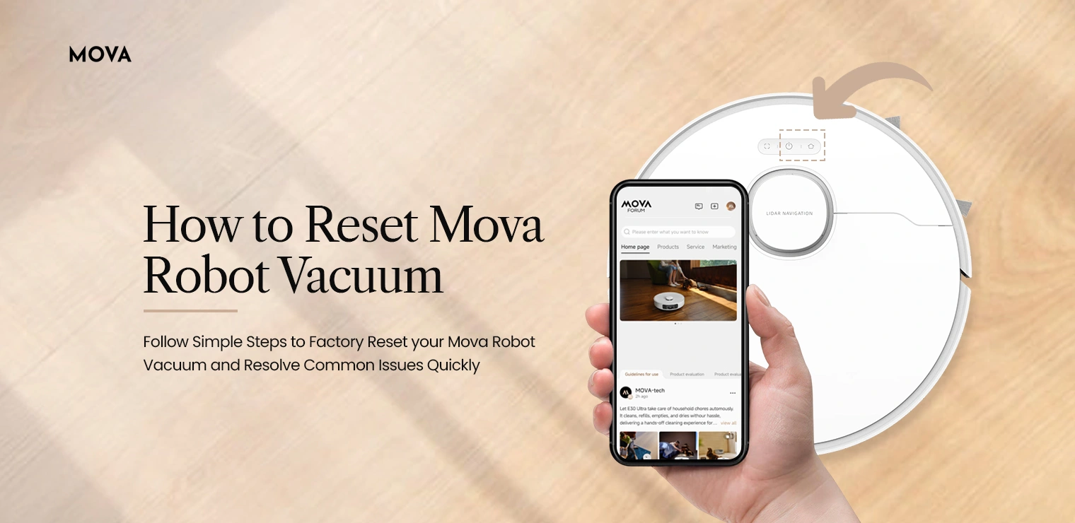 Reset My Mova Robot Vacuum